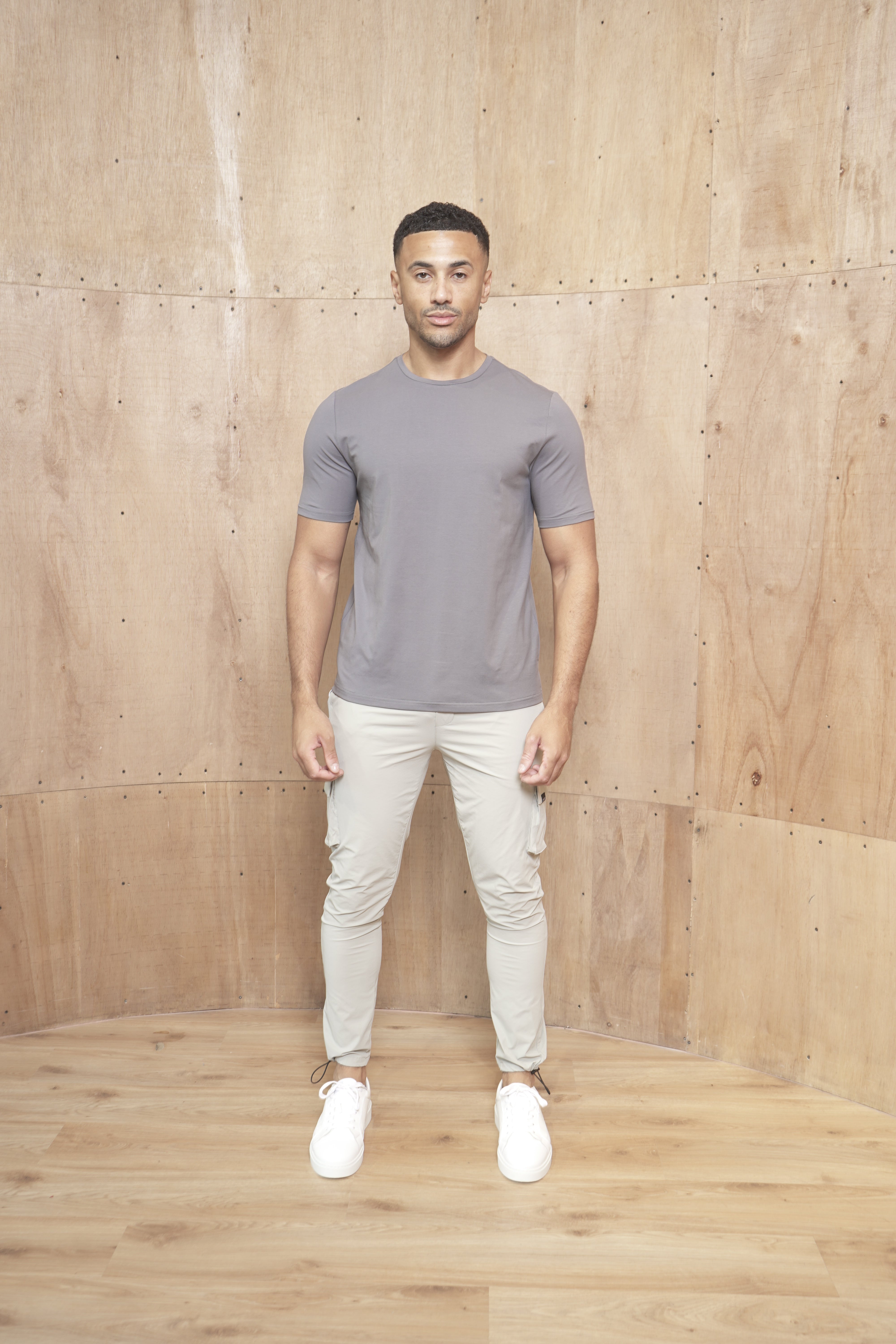 CAPO Every Day Crew Neck Cotton Slate Grey T-Shirt